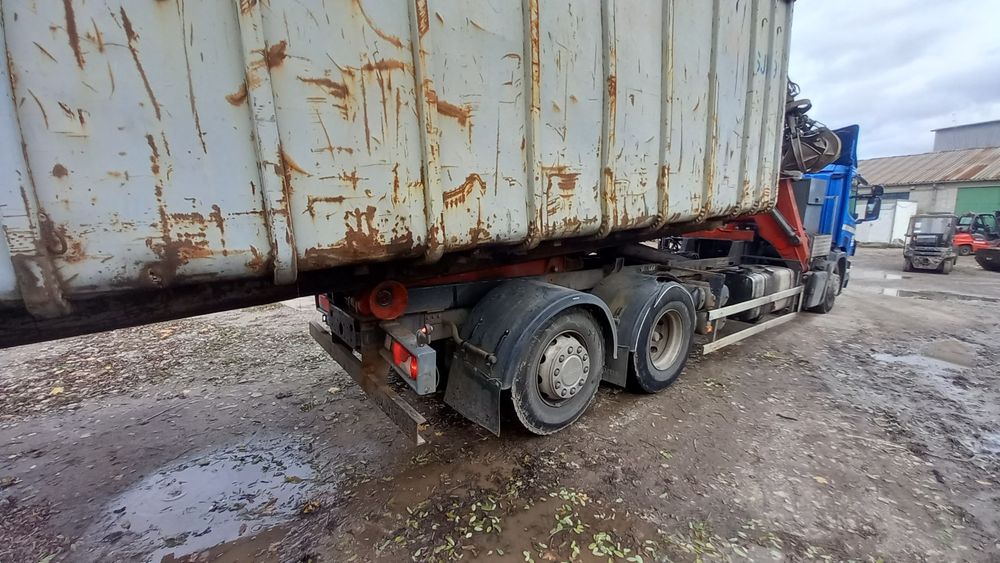 Sprzedam Scania p310 hakowiec plus  hds z chwytakiem do złomu
