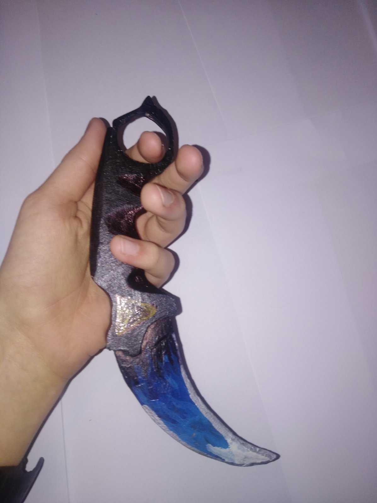 Нож керамбит в скине Dragon Glass из Standoff 2
