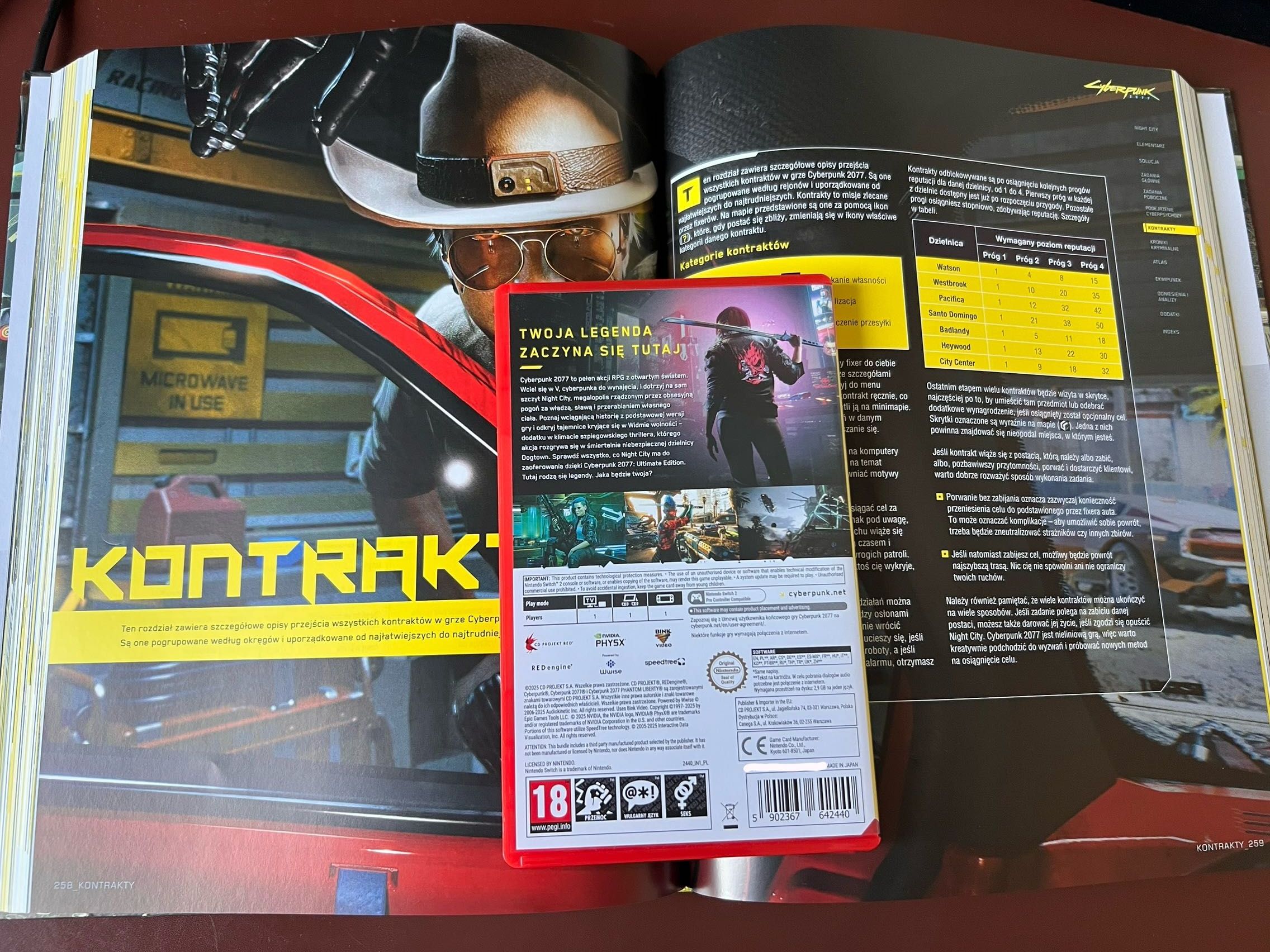 Gra Cyberpunk Switch 2 + książka