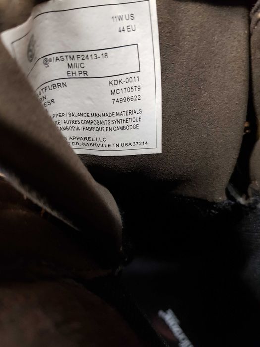 Buty robocze KODIAK rozm 44 wkł 30 cm S3