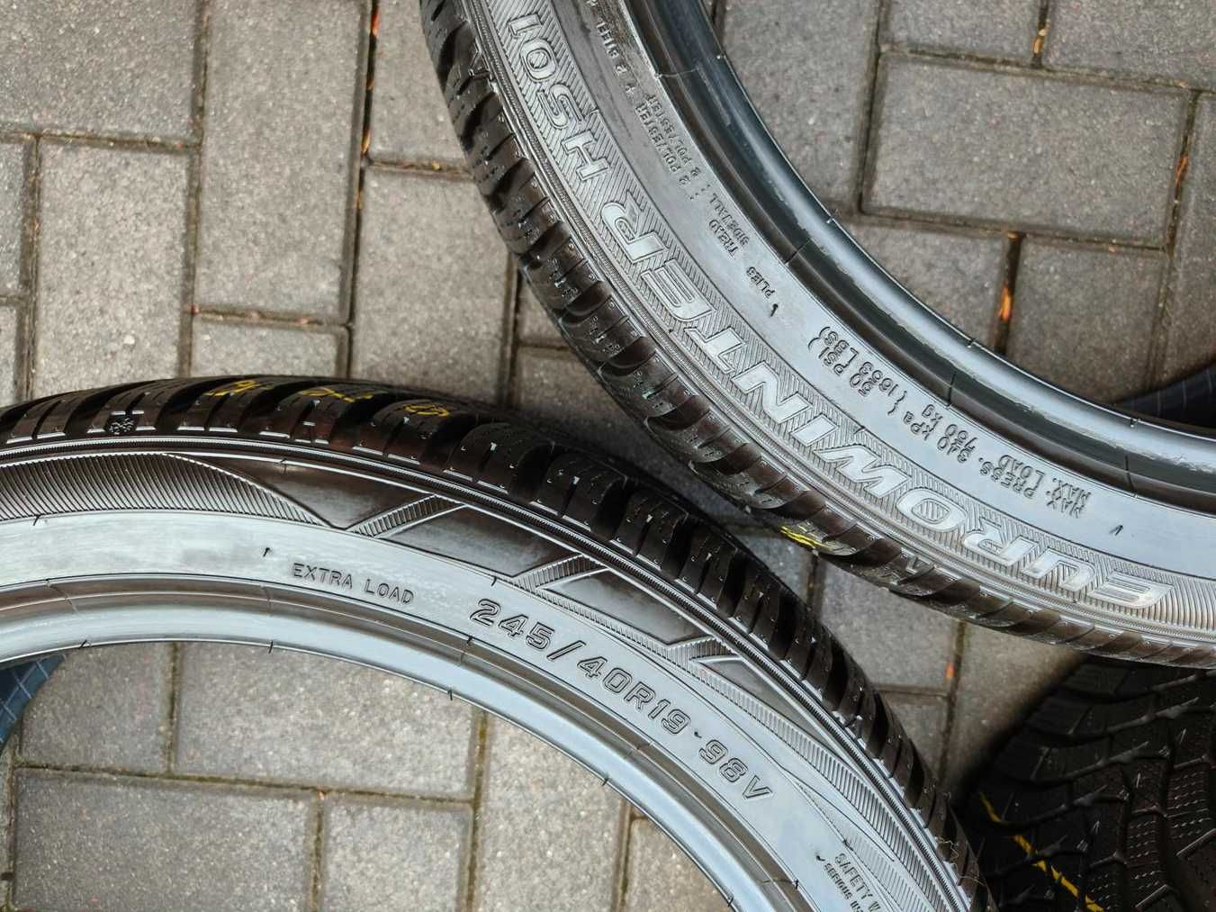 245/40 98V R19 FALKEN HS01 2021r 8mm Zimowe Opony 4szt Rant jak NOWE