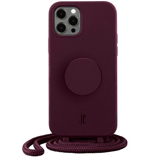 Etui Just Elegance PopGrip Classic Wine iPhone 12/12 Pro