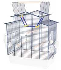 Klatka dla ptaków Iza 3 color acc+drabinka