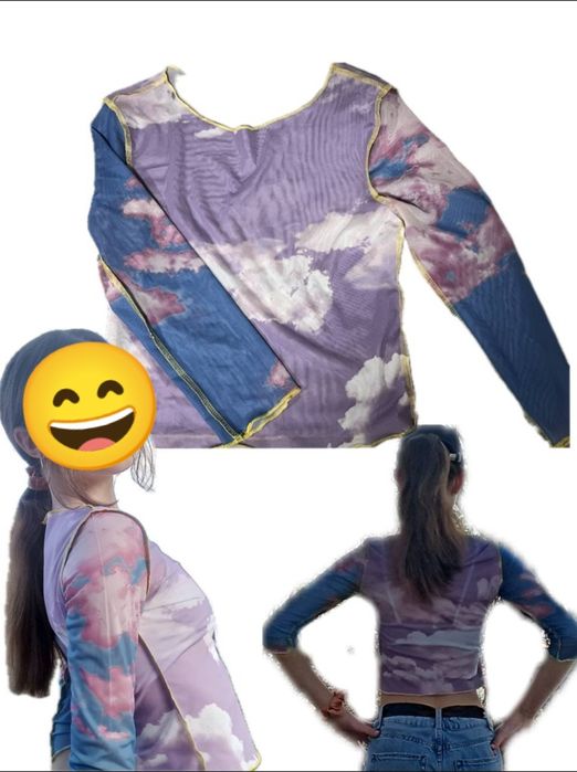 Кофта сітка Фіолетового кольору