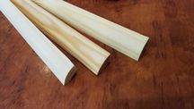 Ćwierćwałek 17x17 mm drewniany wypukły  listwa wykończeniowa