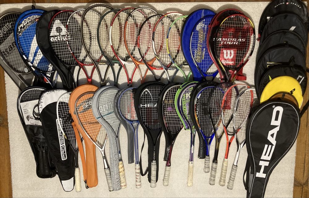 Лот тенісних ракеток/сумок/чохлів