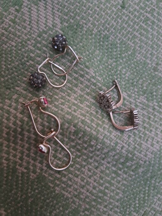 Срібні сережки Польша.