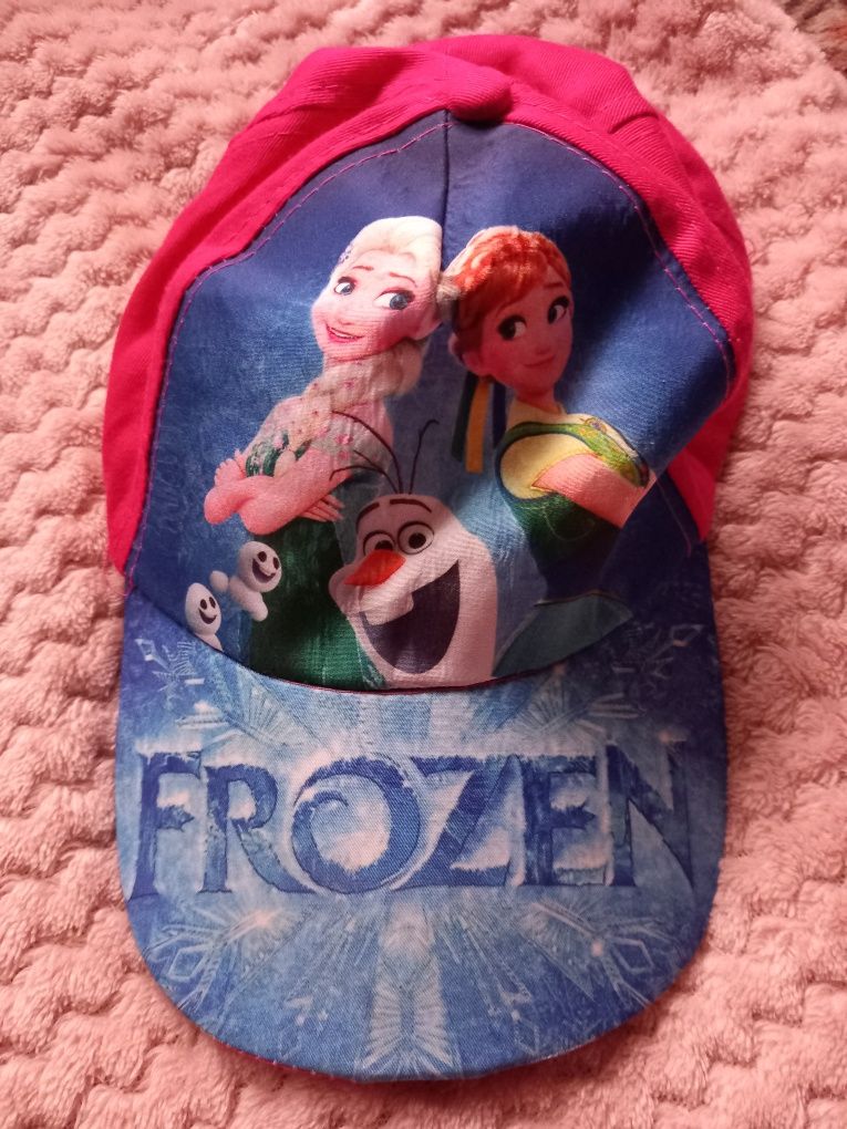 Czapka z daszkiem dla dziewczynki Frozen rozmiar 52/54