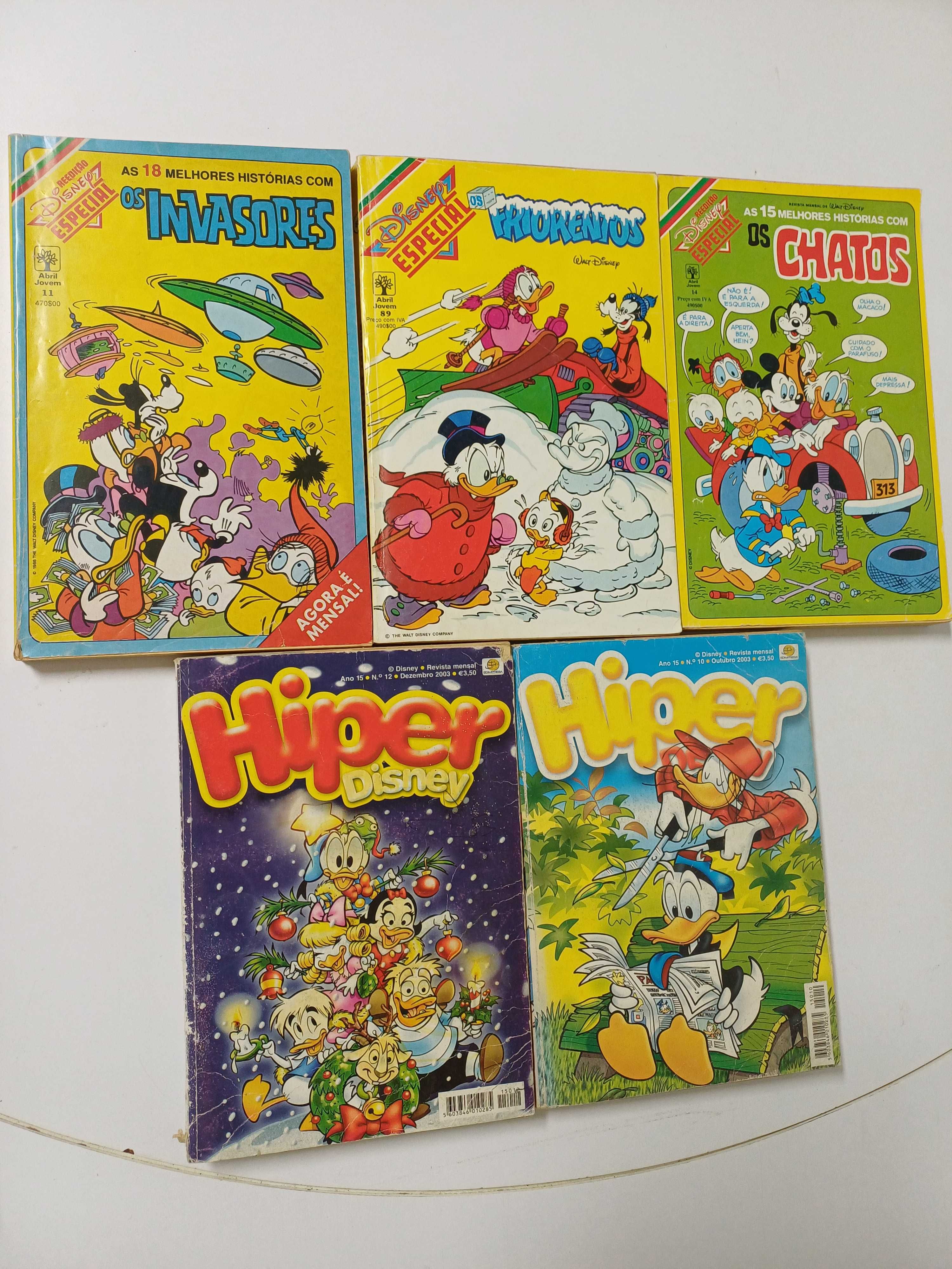 Livros de banda desenhada Almanaques 5 unidades