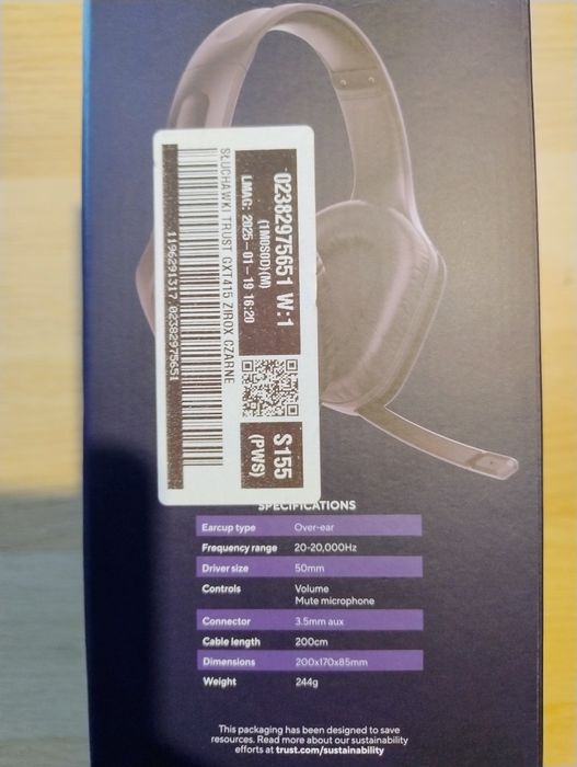 Słuchawki Trust GXT 415 Zirox z mikrofonem