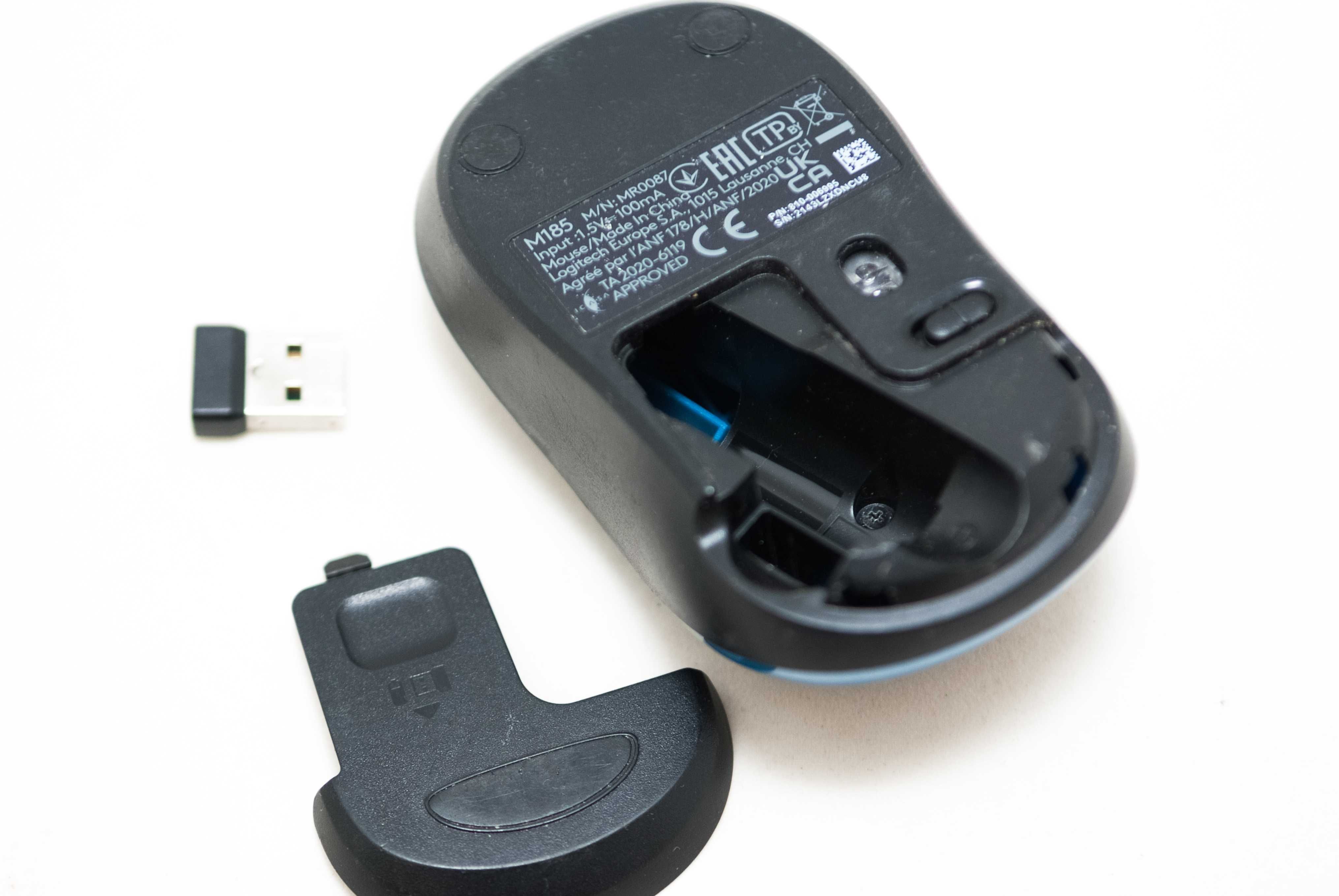 мыши Logitech M185 с Unifying и без а так же Rapoo