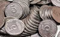 Продам Монеты 5 коп,на вес,кг, опт 93грн/кг.декор:9 грн м2.монеты Укра