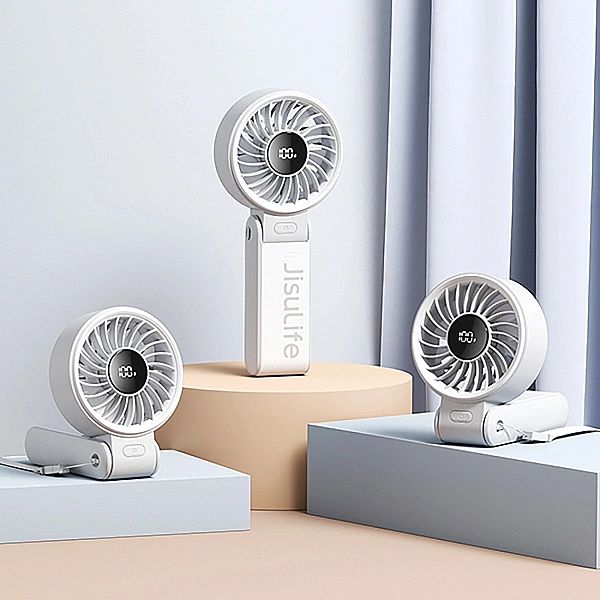 Mini wentylator Jisulife Handheld Fan Life7/3600mAh przenośny wiatracz