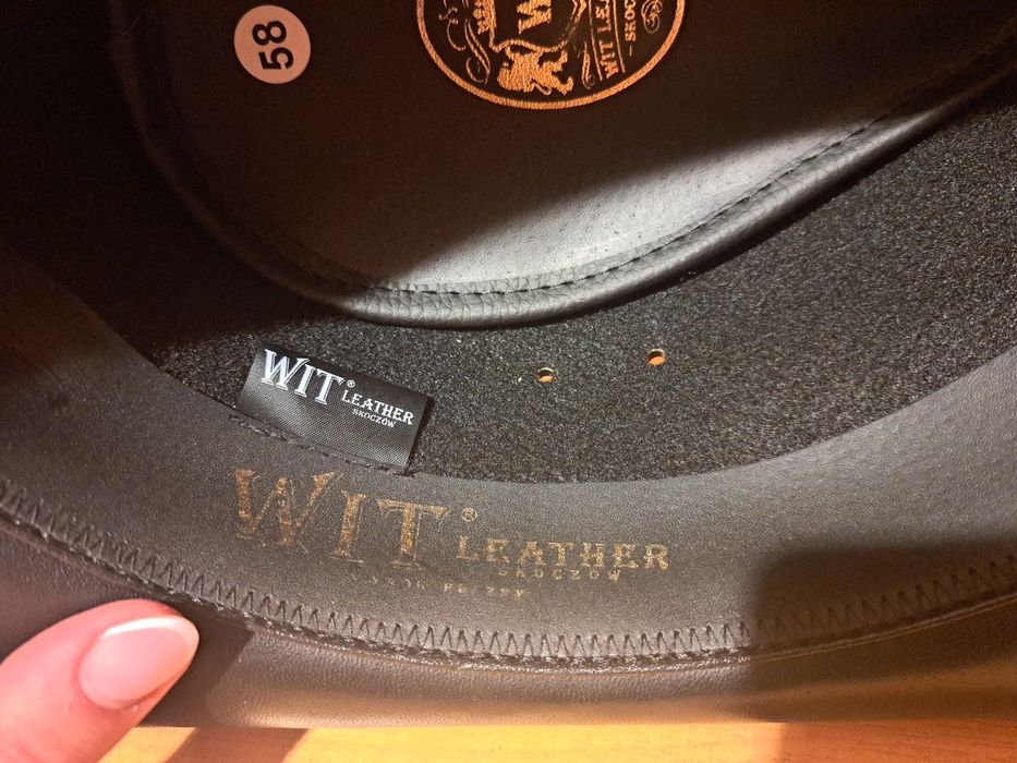 Kapelusz kowbojski skórzany