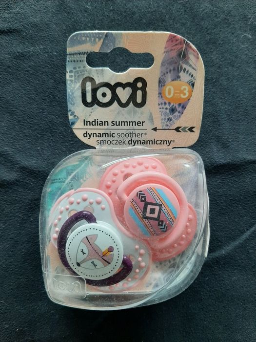 Lovi smoczki silikonowe uspokajające 0-3 m 2szt