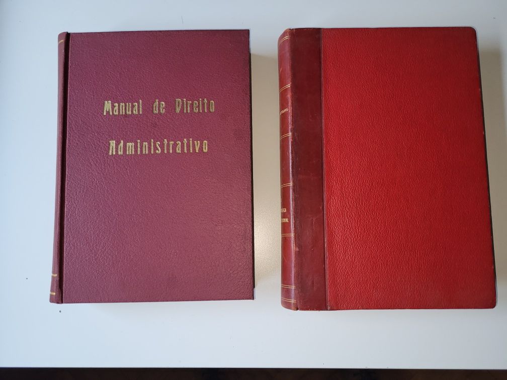 Manuais de Direito Administrativo, do professor Marcelo Caetano (1960)