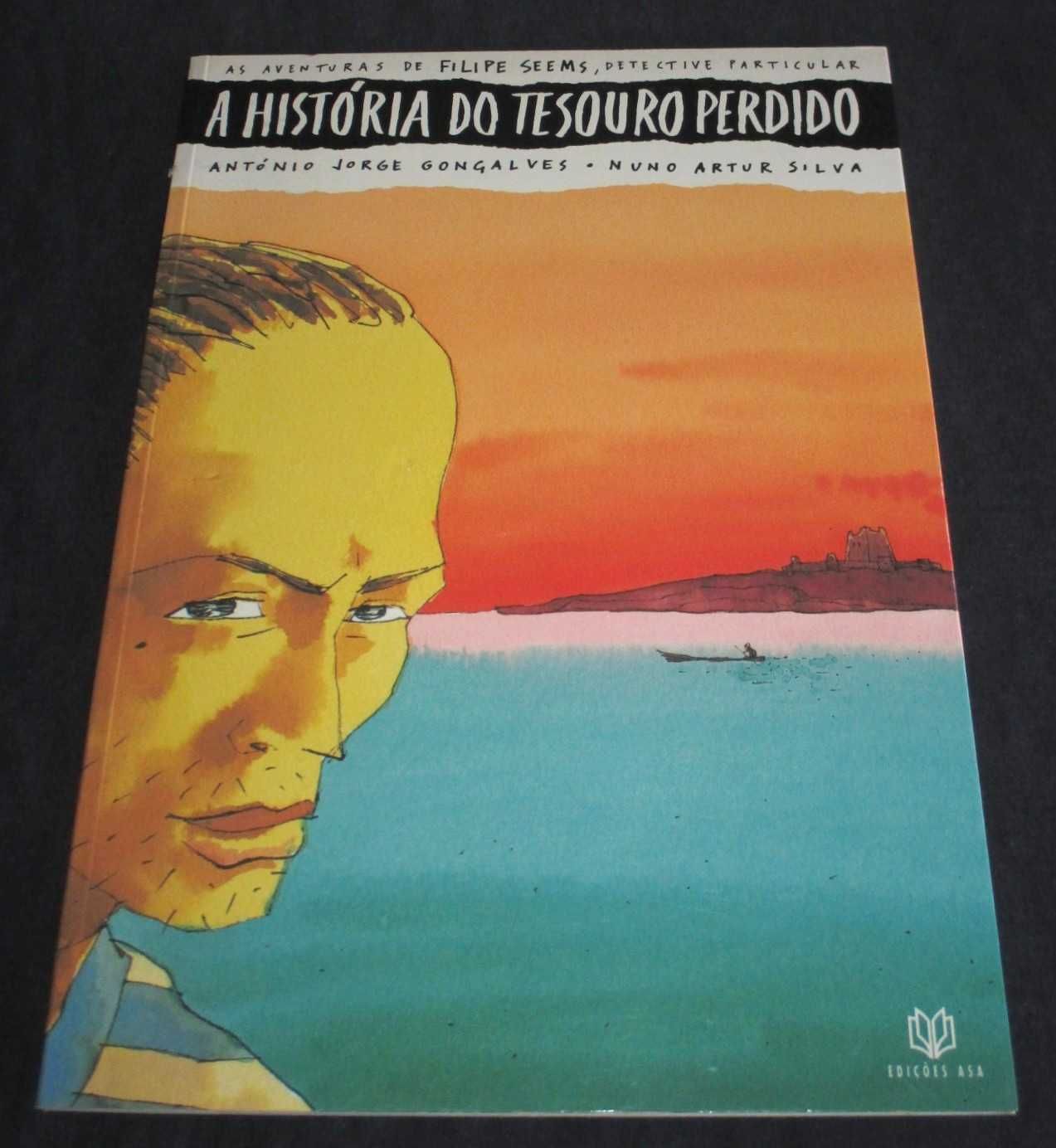 Livro BD A História do Tesouro Perdido António Jorge