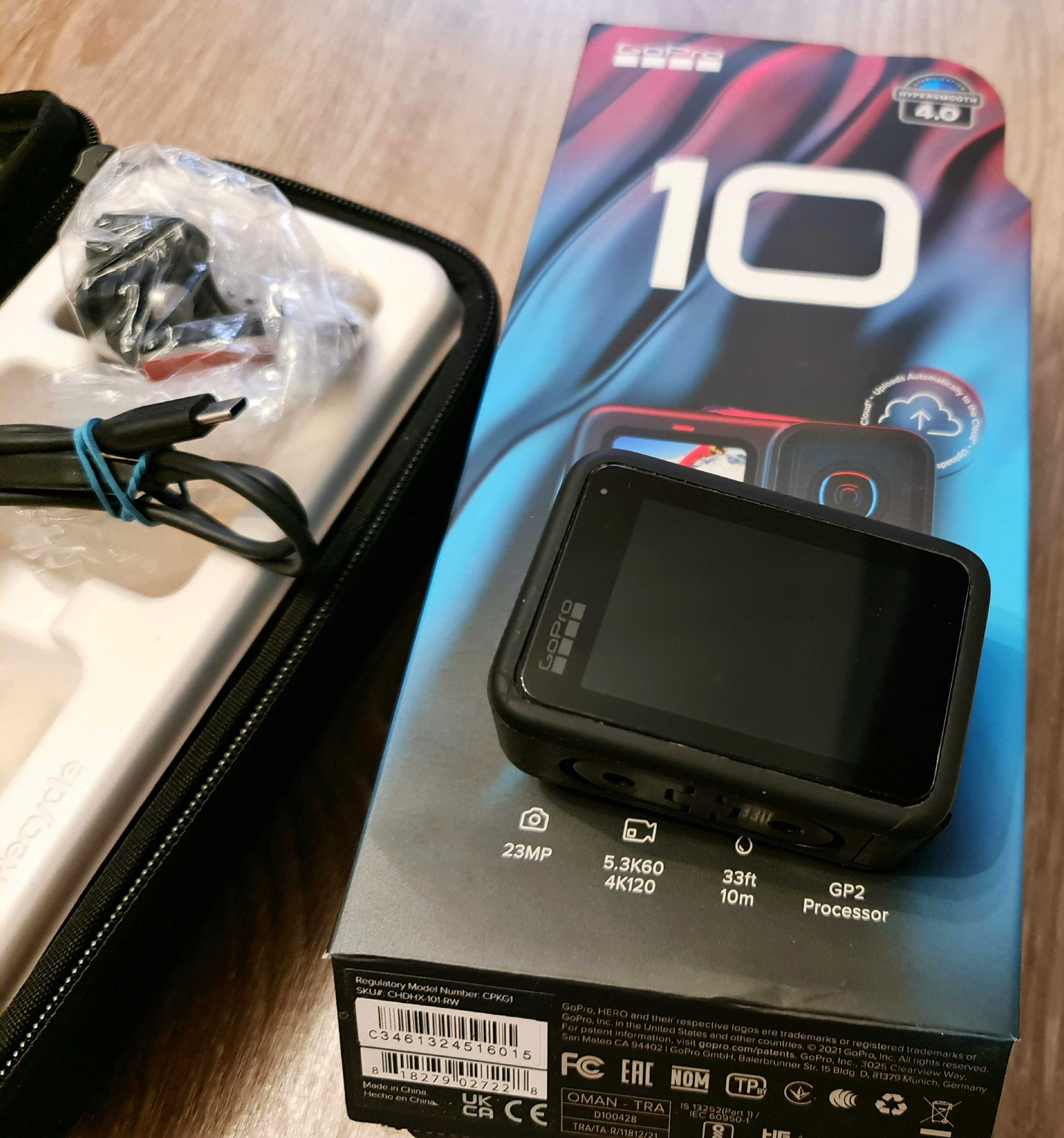 Kamera sportowa Gopro Hero 10 23MP 4K aparat