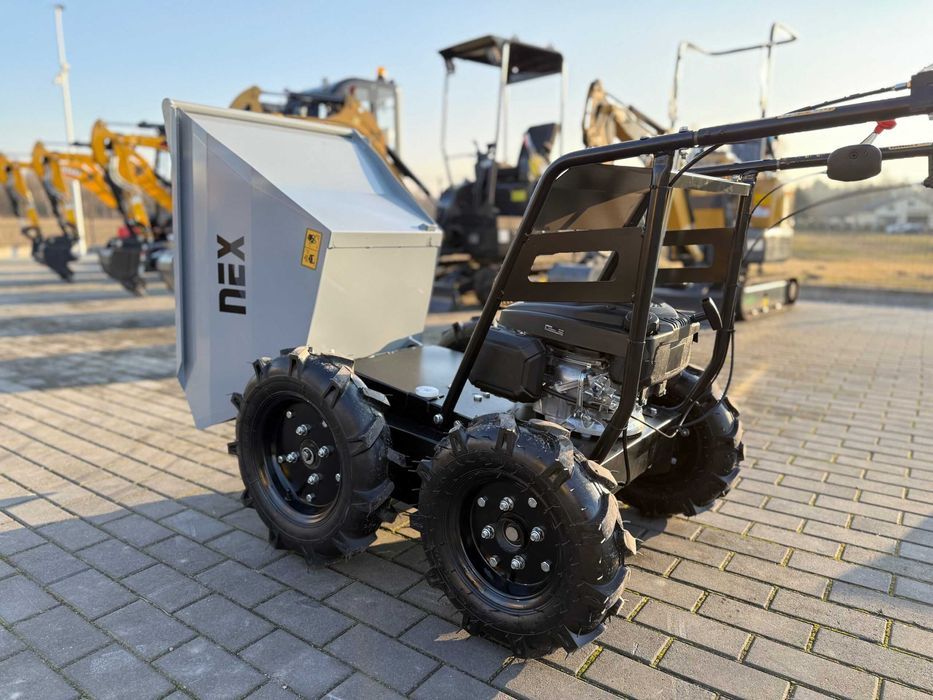 Taczka 300kg 400kg wozidło spalinowe 4x4 Loncin 4,5km budowlane ogród