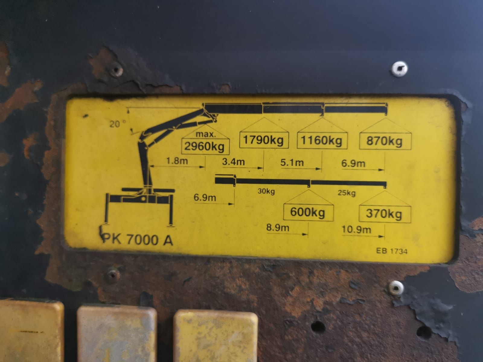 HDS Palfinger PK 7000A