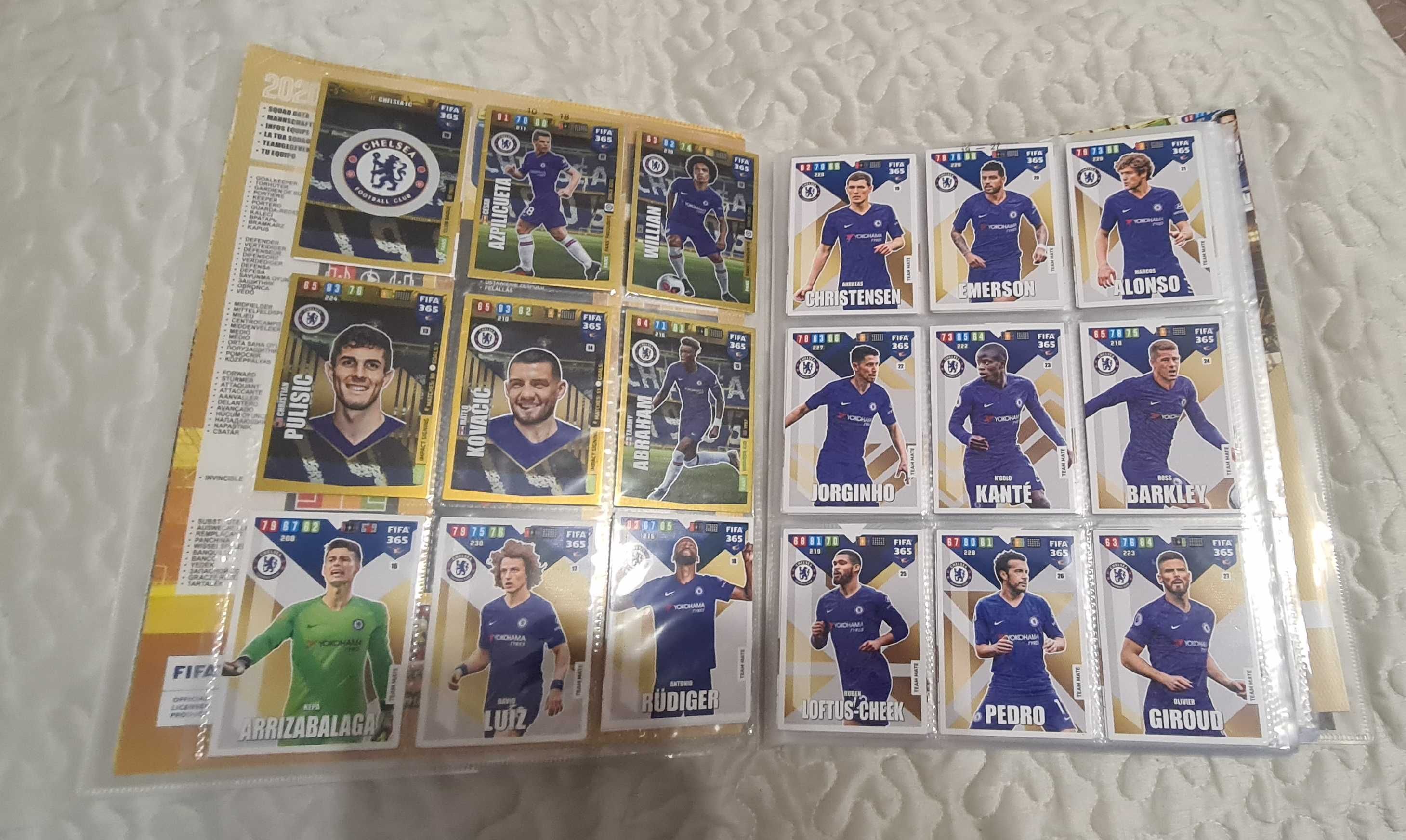 Album + Karty piłkarskie FIFA 365 (ok 371 kart)/Panini ADRENALYN