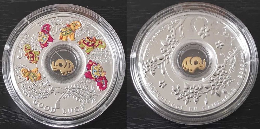 Kolekcja 7 monet z serii Szczęśliwa siódemka