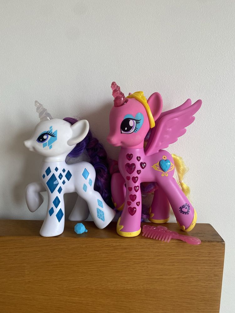 My little pony grandes light up princesa candace e rarity g4