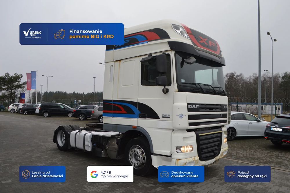 DAF XF 105.460  [13699] XF 105.460 , automat, Low Deck, Euro 5, lodówka , tempomat.