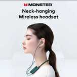 Słuchawki bluetooth Monster SG08. Neckband, mikrofon, wysoka jakość!