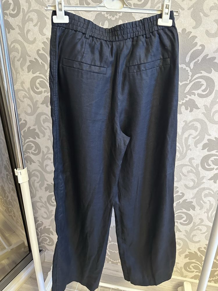 Брюки льон Massimo Dutti