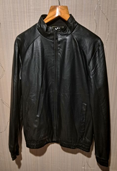 Куртка з екошкіри чоловіча демісезонна НОВА 46 48