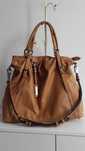 Burberry- duża skórzana torba-shopper bag-jak nowa