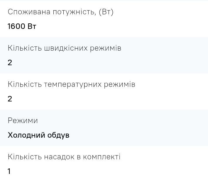Фен Xiaomi H101 1600W складной новый