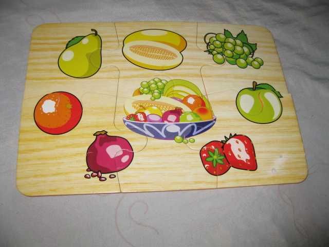 Мягкие пазлы пазли Фрукти Геометричні фігури Фигуры Игрушки Іграшки