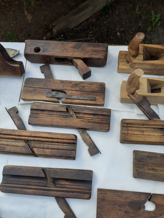 Stare strugi, heble, narzędzia  stolarski