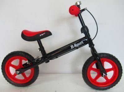 Rowerek biegowy regulowany dla dzieci z hamulcem dla R4 Koła EVA 12