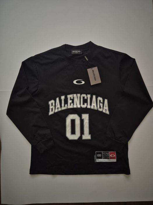 Лонгслів Balenciaga basketball series 01 black