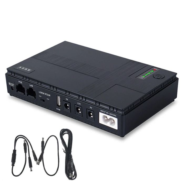 Mini UPS 36W Джерела безперебійного живлення Wi-Fi роутера 5В 9В 12В