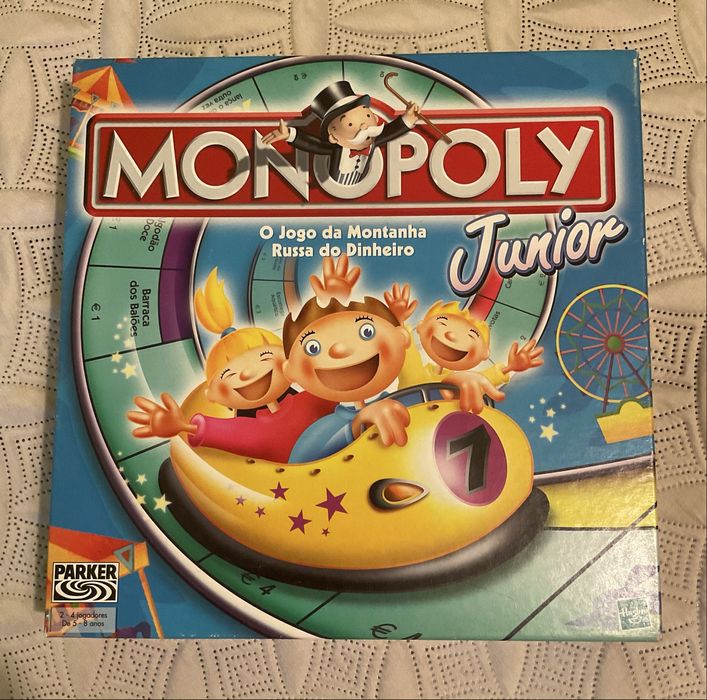 MONOPOLY Junior - O Jogo da Montanha Russa do Dinheiro [ Como novo ]