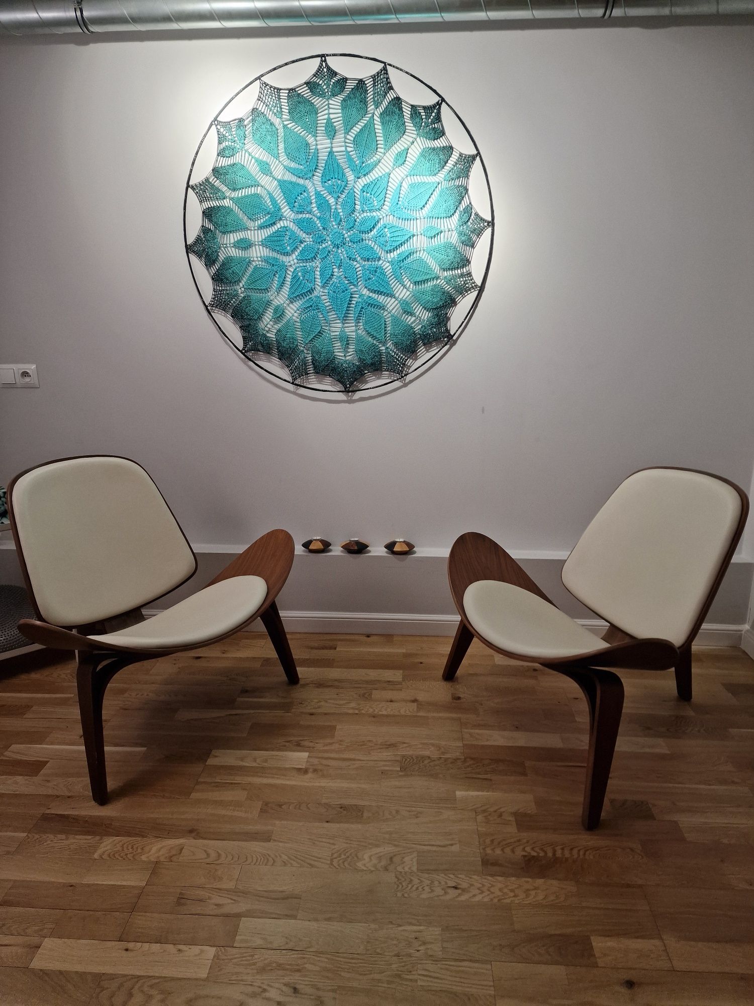 2 fotele jak shell chair