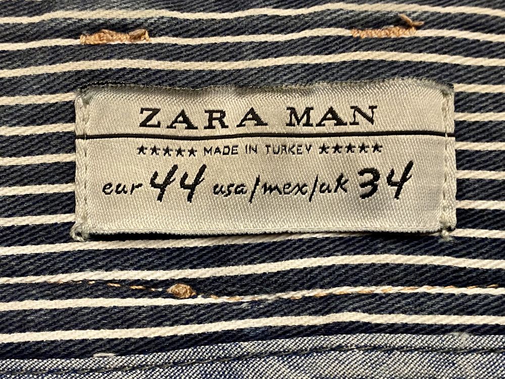 Spodenki shorty Zara jeansowe jeans krótkie spodnie lato modne L