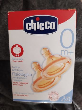 Новые Соски сменные на бутылочку чико original chicco 0+