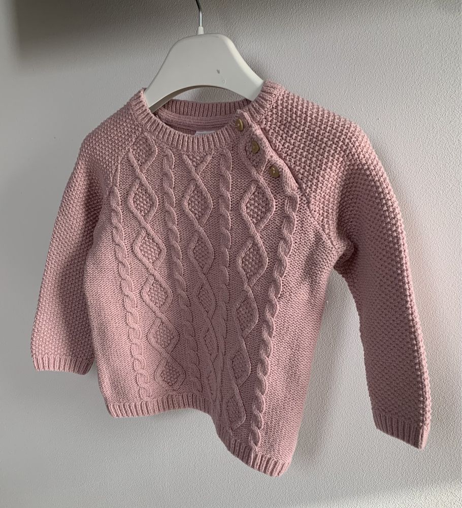 H&M sweter dla dziewczynki 86