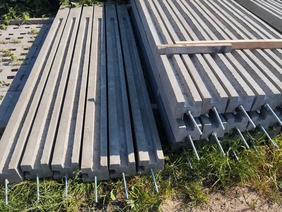 słupki betonowe ze śrubą na garaże wiaty, słupki 2m, 2,5 m, 3 m, 3,5 m