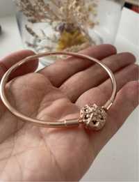 Pulseira Pandora floco de Neve - Ouro Rosa