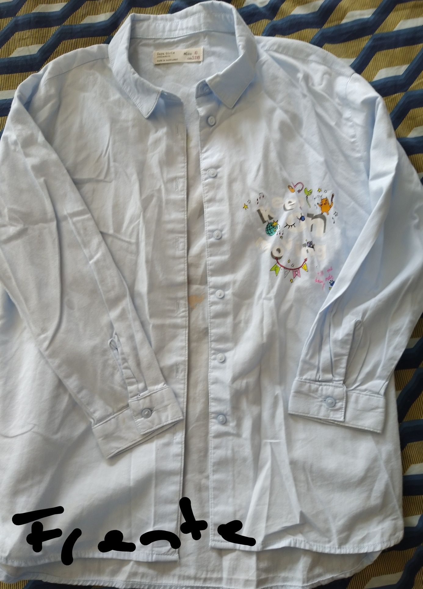 Camisas de menina Zara tamanho 8 anos