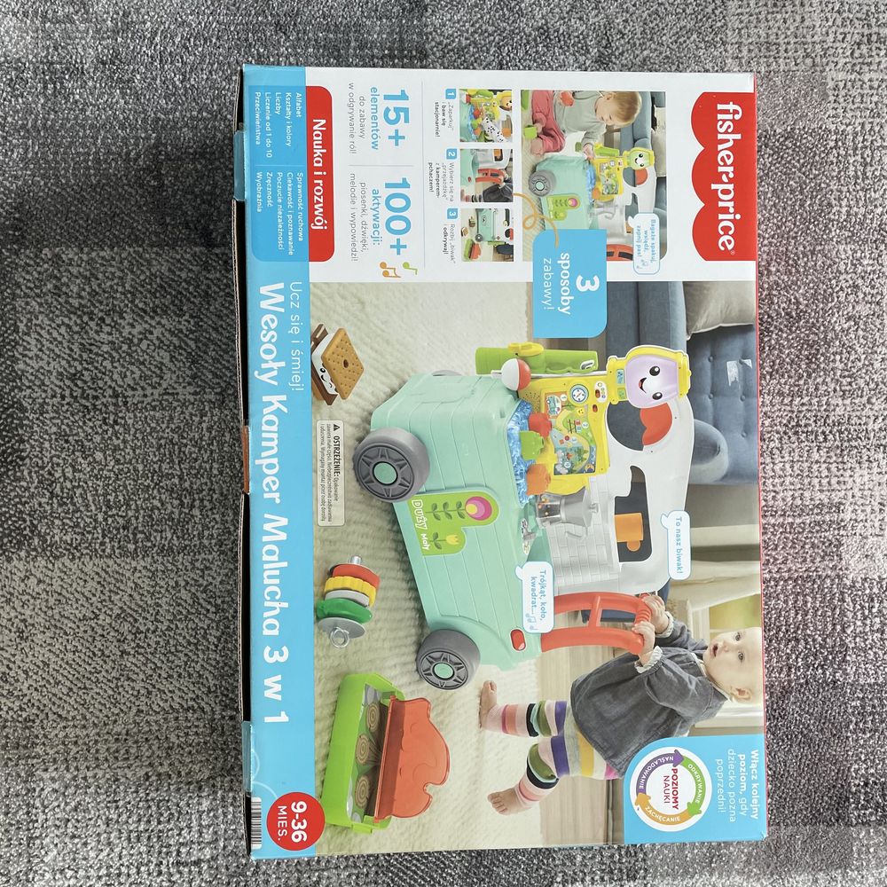 Fisher Price Wesoły Kamper Malucha 9-36 miesięcy