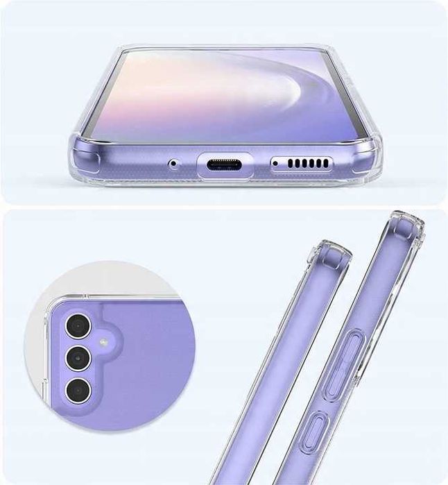 Etui obudowa Samsung Galaxy A54 / 5G + Szkło 9H CLEAR CASE