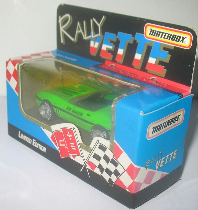 Matchbox - 87 Chevrolet Corvette Convertible - Rally Vette- Series One