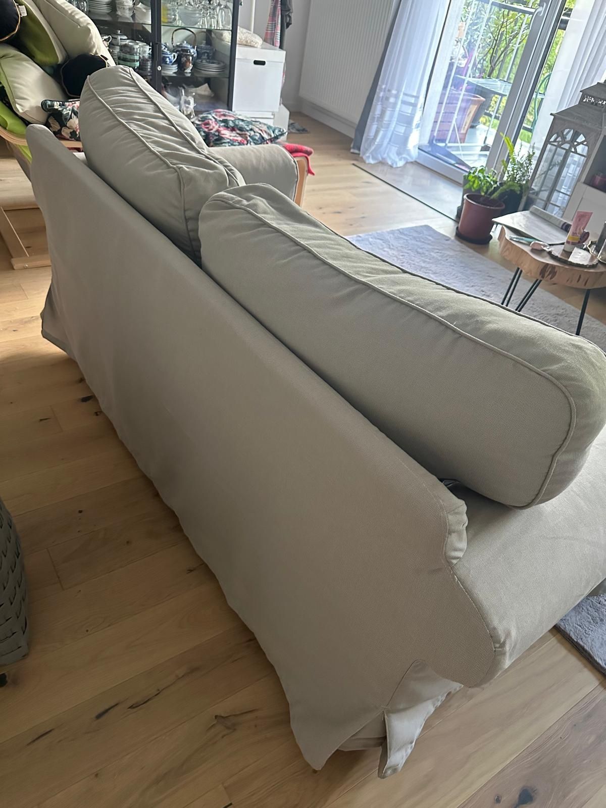 Ikea Ektorp sofa dwuosobowa beżowa w idealnym stanie